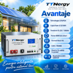 Аккумулятор TTNergy LiFePO4 Rack 51.2V 100Ah 5.12 кВт·ч 4U с BMS, CAN/RS485