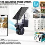 Камера видеонаблюдения M8 с SIM-картой и солнечной панелью 4G — автономная solar камера (Chișinău, Moldova)