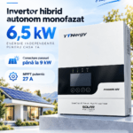 Гибридный однофазный инвертор TTNergy PLUS 6.5K 6.5 кВт 48V, MPPT 9 кВт, CAN/RS485, WiFi, Dual Output