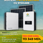 Sistem Hibrid Solar 7kW Cu Panouri 8.46kW Și Baterie LiFePO4 – Instalare Inclusă