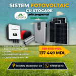 🌞 Stație solară hibridă 7 kW + baterie LiFePO4 15 kWh – Chișinău, Moldova, prin programul Casa Verde
