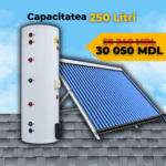 🌞 Colector Solar Pentru Încălzirea Apei Sistem Split 250 Litri Cu Boiler Intern