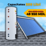 🌞 Colector Solar Pentru Încălzirea Apei Tip Split 500 Litri Cu Boiler Interior