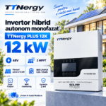 Гибридный однофазный инвертор TTNergy PLUS 12K 12 кВт 48V, Dual MPPT до 15 кВт PV, CAN/RS485, WiFi