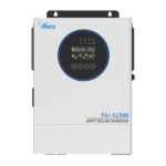 Invertor hibrid FGI-S1500 1,5 kW 12 V cu controler MPPT și undă sinusoidală pură
