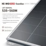 Panou fotovoltaic LONGi Hi-MO X10 Guardian LR7-60HVHL-550M 550 W