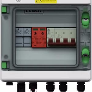 Cutie de protecție stații fotovoltaice împotriva trăsnetelor DC 1000V 1 IN / 1 OUT LKX