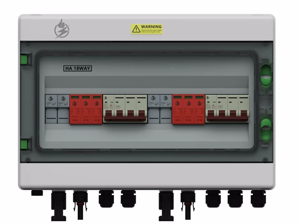PV combiner box DC 1000V 2 IN 2 OUT !