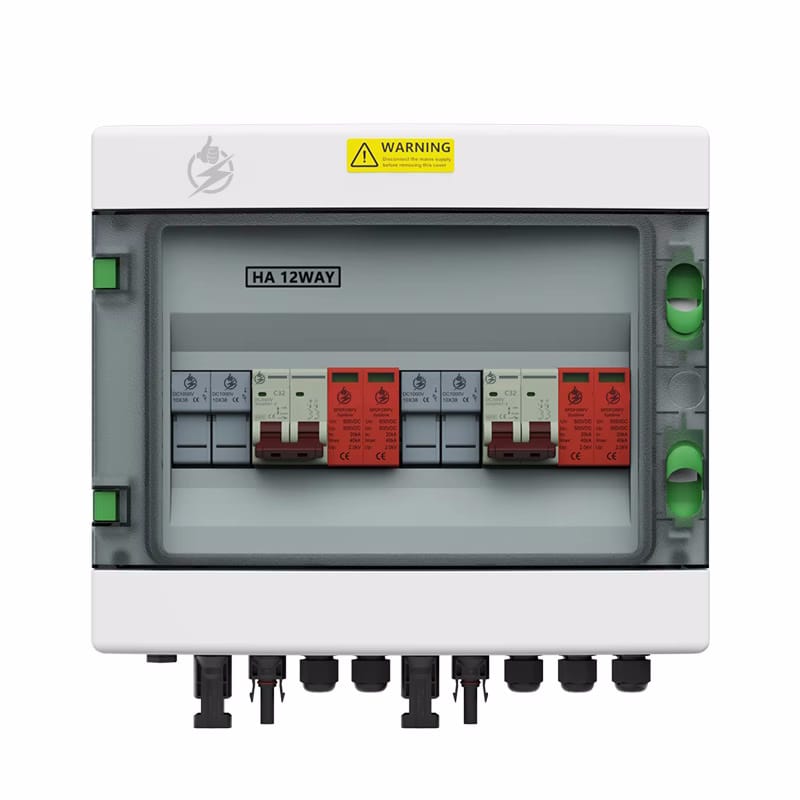 PV combiner box DC 600V 2 IN 2 OUT !