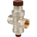 Регулятор давления ITAP D 1/2" M/M, PN15, с выходом под манометр 1/4" (Поршневой тип)